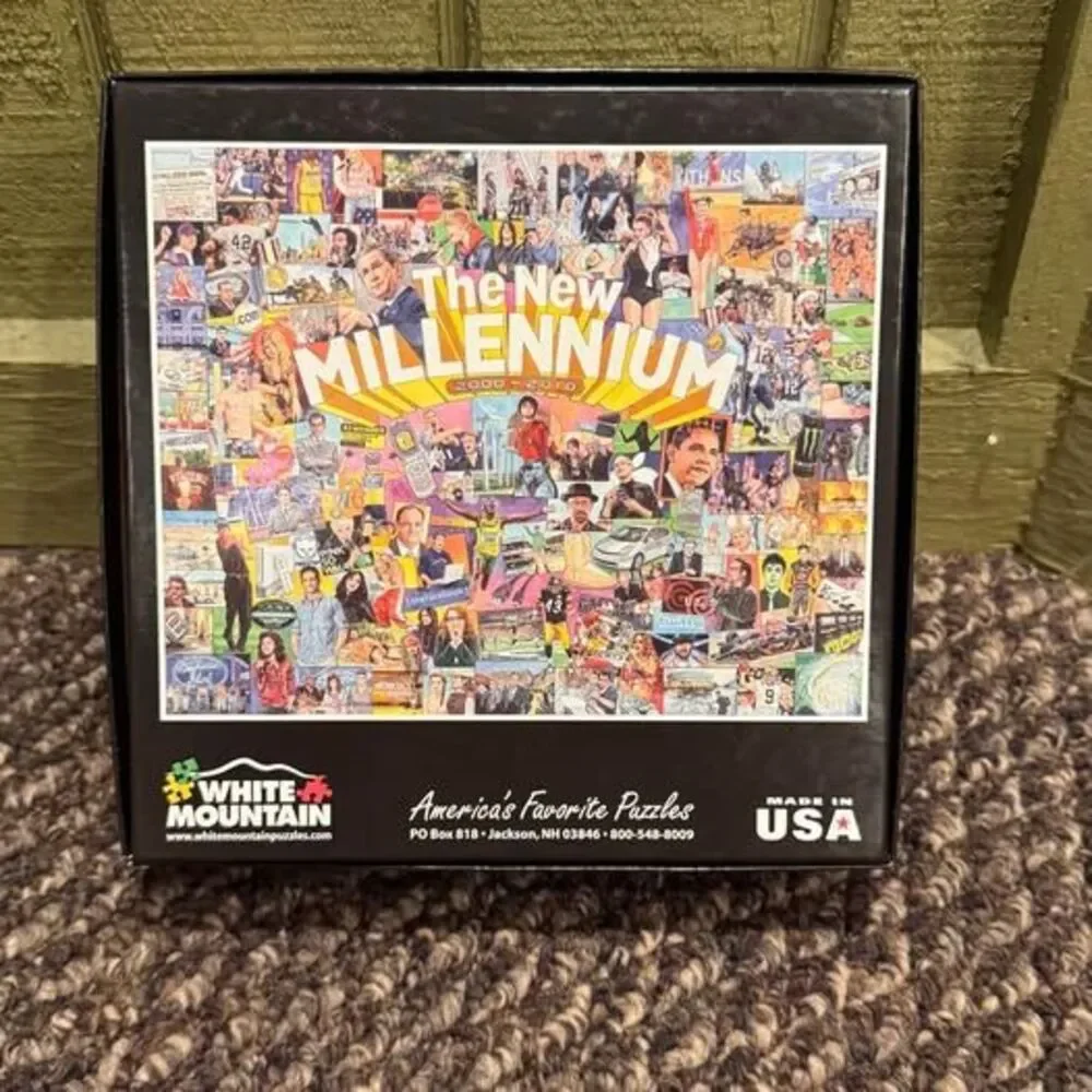 White Mountain The New Millennium 1000 Piece Jigsaw Puzzle